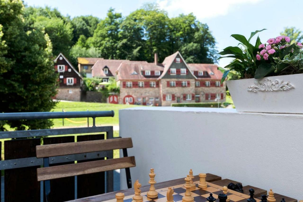 Talblick Appartement in traumhafter Lage! Ober-Hambach Exterior foto
