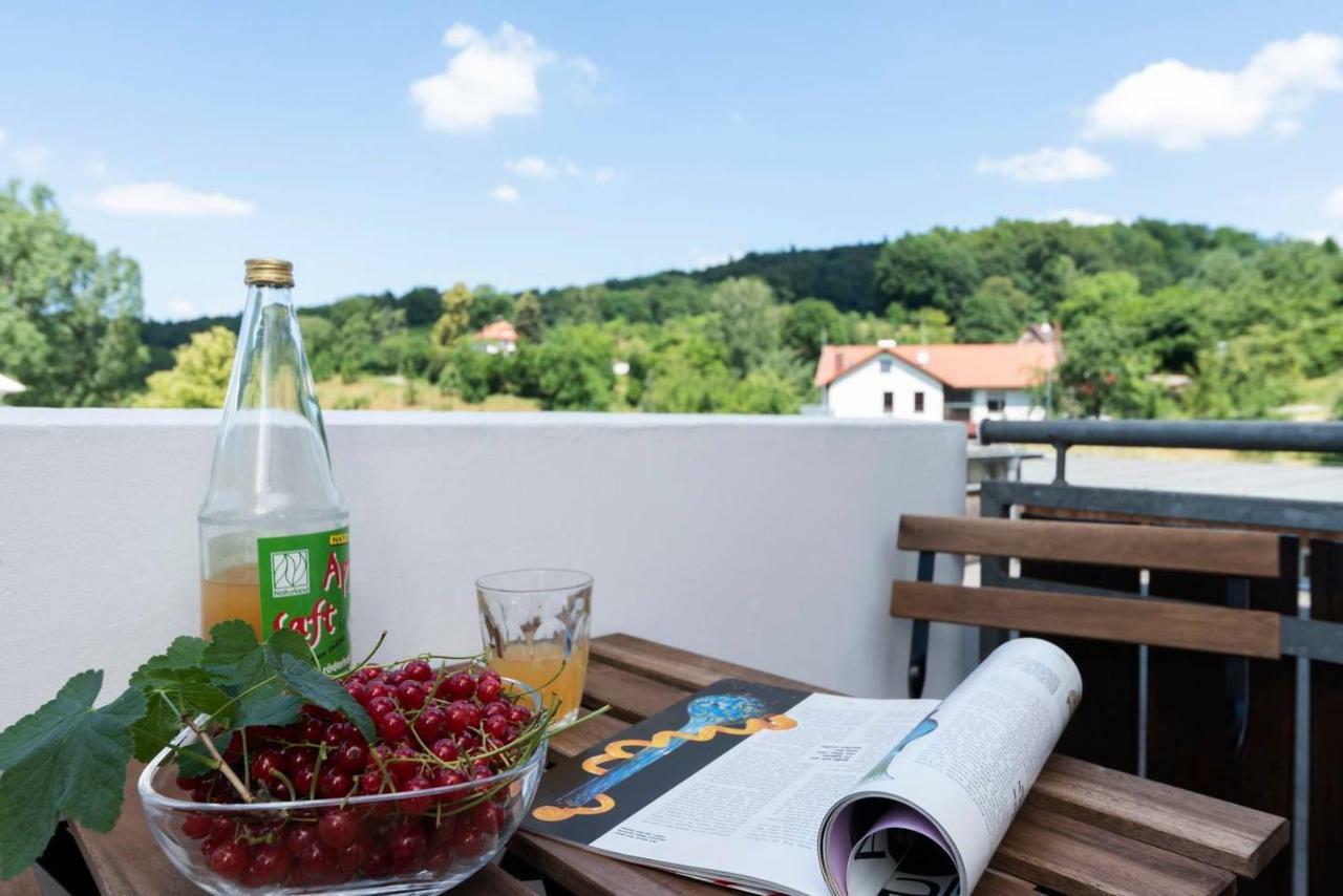 Talblick Appartement in traumhafter Lage! Ober-Hambach Exterior foto